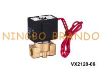Tipo válvula de SMC de solenoide de bronze para a água 1/8