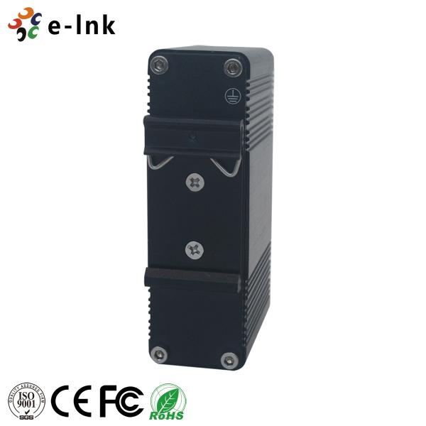 Hardened Industrial Gigabit PoE+ Injector 12-48VDC Input PoE+ IEEE802.3at 30W Output up to 100 Meters Output