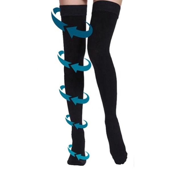 Best price custom stockings women High quality compression stockings thigh high stockings
