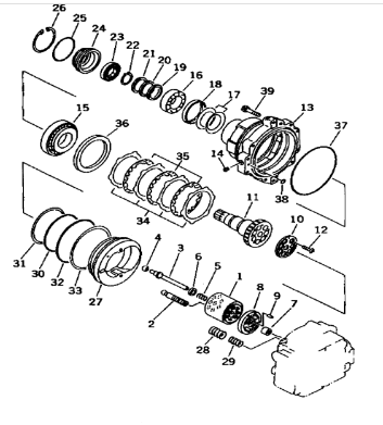 706-75-92140 диск & плита трением мотора качания 706-75-92150 для КОМАТСУ ПК200-6