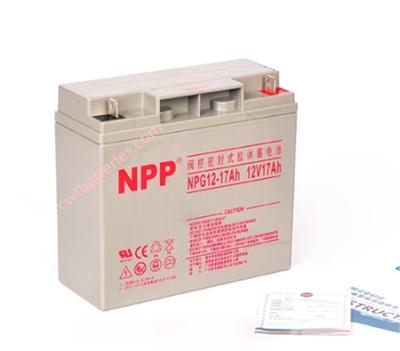  NPG12-17Ah 12V17Ah Lead Acid Gel Rechargeable Solar Storage Battery Power Solar System New Original