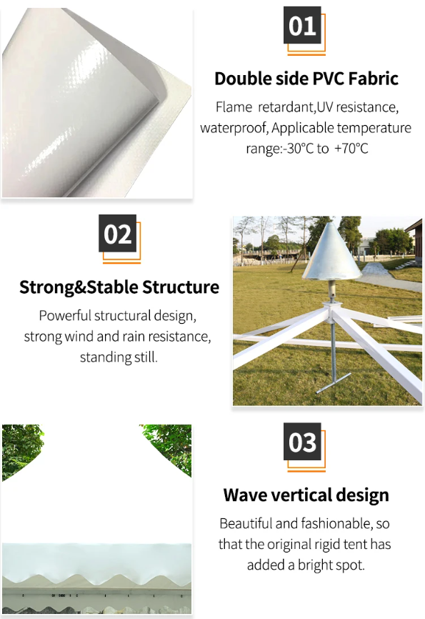 Внешний Внутренний Тент ПВХ Пагоды Для Алюминиевых Выставок, Торговых Выставок Продажа