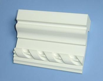 Polyurethane Decorative Crown Moulding Corner, Cabinet Crown Molding