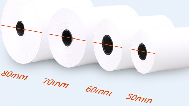 Бумага получения кассового аппарата крена 80mm ярлыка POS ATM липкая