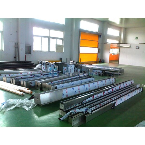 304 Нержавеющая сталь дверная рама высокоскоростные двери в пыли - свободная зона