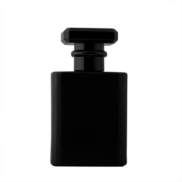 100ml Black White Colored Glass Spray Perfume Bottle  with Pump Sprayer