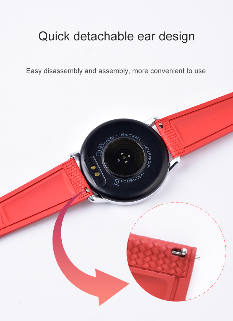 Vertical-Grain FKM Rubber Strap · Compatible With Smartwatches | Customizable Logo And Sizes - Wholesaler SHX With Fast Shipping