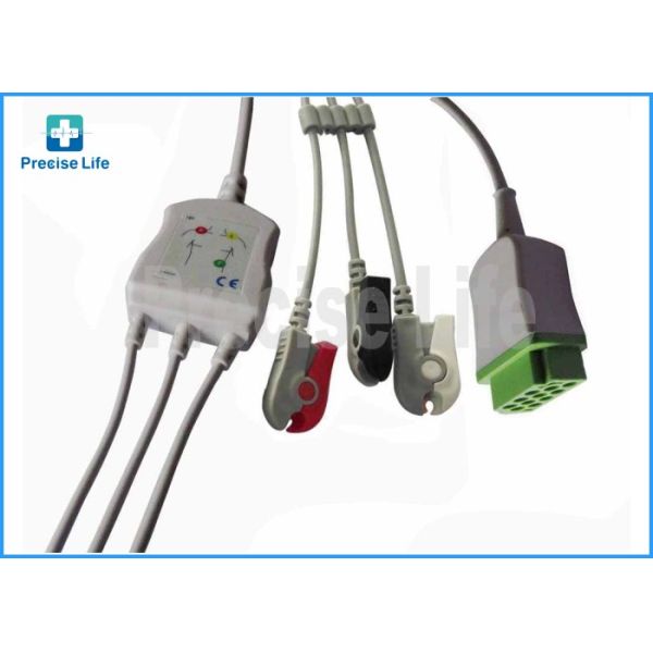 Тип кабеля 2021141-001One-piece GE-Marquette ECG разъема штыря прямоугольника 11