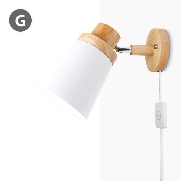 Modern Art Decor Creative Design Mick Mouse Lampshades Bedroom Bed sides plug in wall light (WH-OR-06)