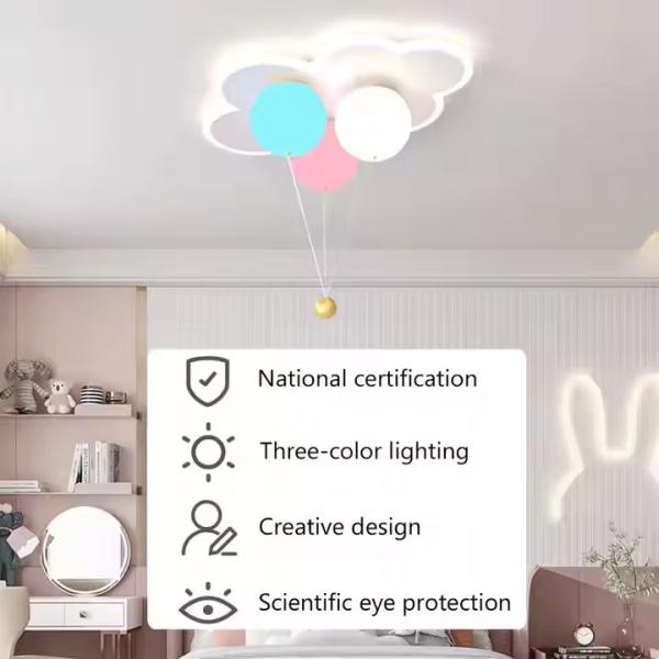 Modern LED Ceiling Lights Living Room , Children'S Room LED Ceiling Chandelier