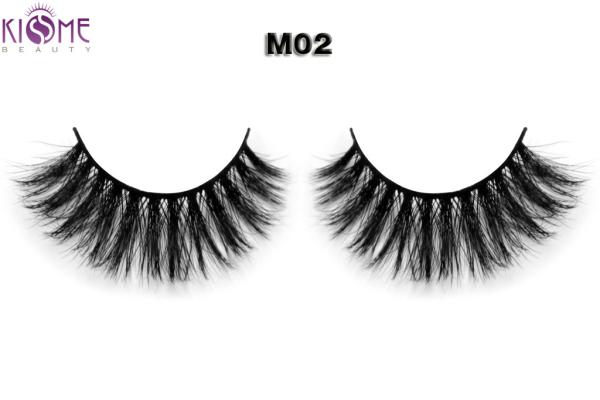3D 100% Hand-made Natural Look Fur Fake Eye lashes for Makeup 1 pair package