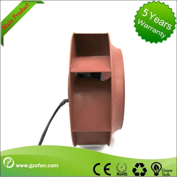 175mm EC External Rotor Centrifugal Blower For Industrial Air Movement Circulation