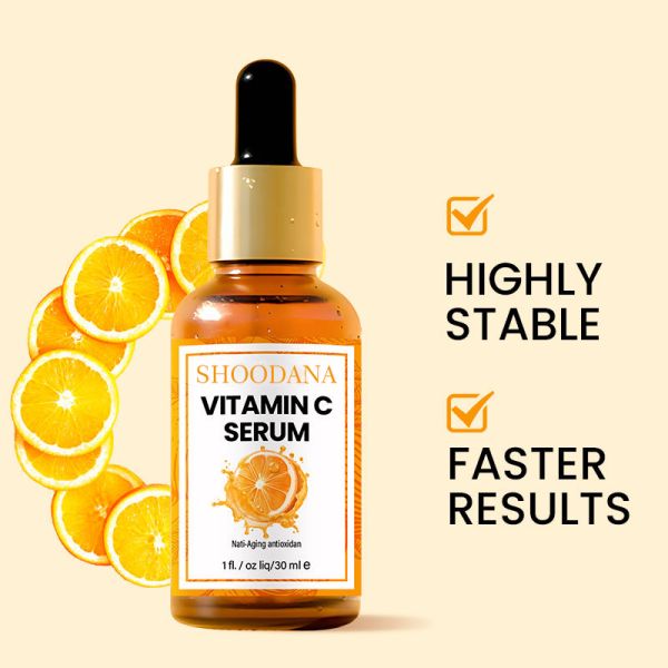 Sérum à la vitamine C OEM Cosmétique Acide Hyaluronique Acide Aminé Vitamine E Sérum Visage Hydratant