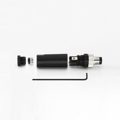 Contact M8 Field Wireable Connector 5 Pin B Code Straight Male Connector