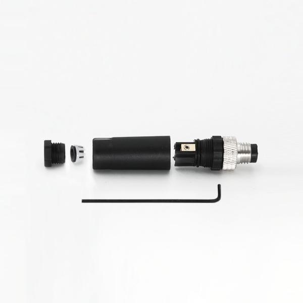 Contact M8 Field Wireable Connector 5 Pin B Code Straight Male Connector