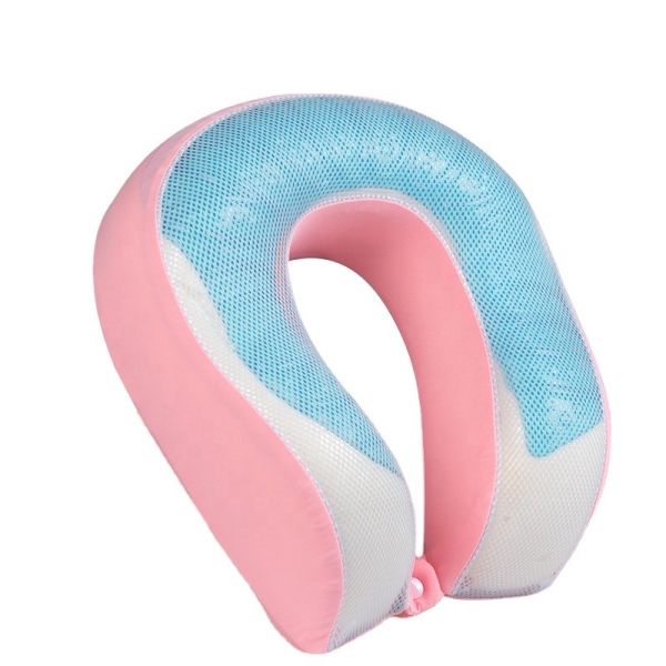Doctor Recommended Neck Support Pillow Memory Foam Travel Pillow for Camping 0.5-1 Kg