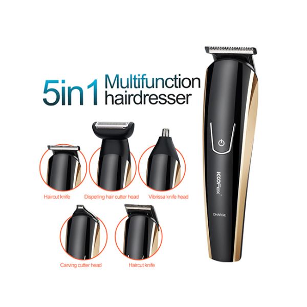 Zerogap Cordless Clipper Hair Trimmer Set Electric 50-60Hz Shockproof