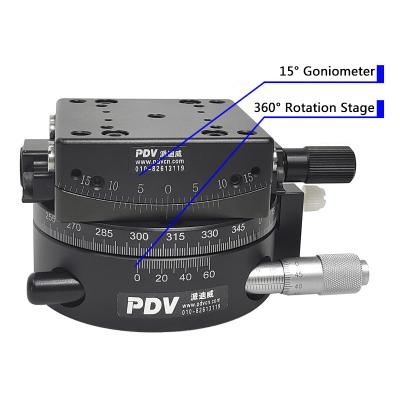O manual combinado dimensional do radiano 2 inclina a fase 360 graus giratória