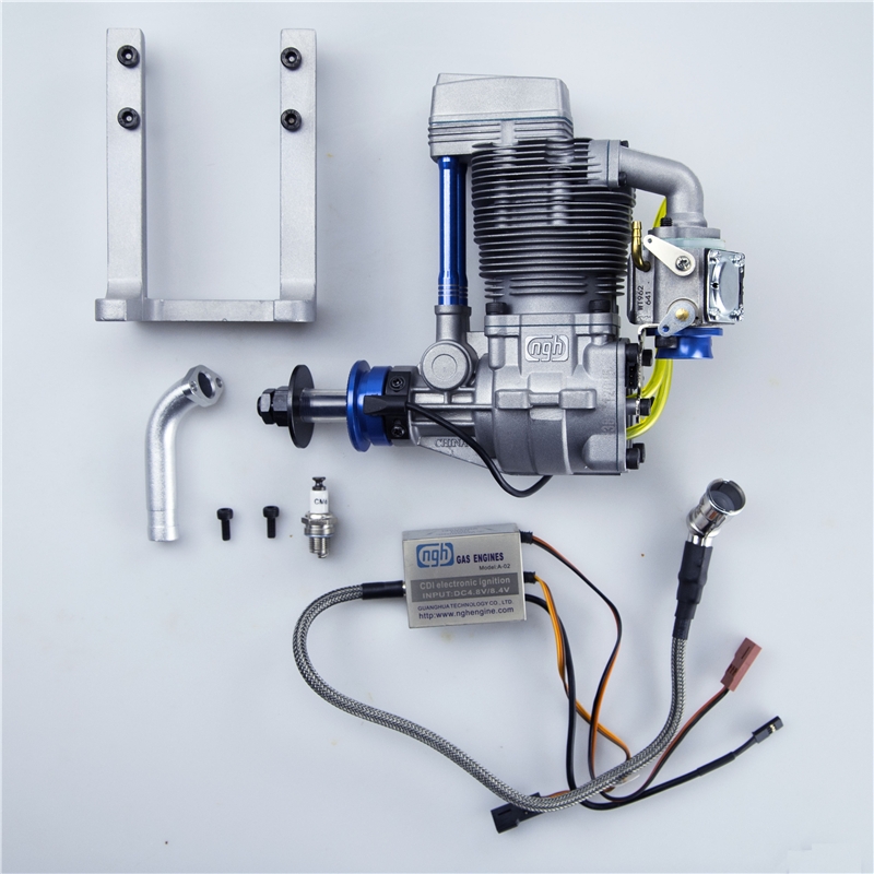 NGH GF38 4-Stroke 38cc Plastic Gasoline Engine Motor for RC Fixed Wing Drone UAV Accessories