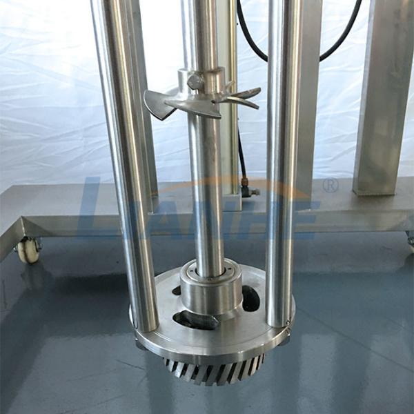 Máquina de levantamento pneumática durável do misturador do sabão, equipamento de fabricação da loção 4KW