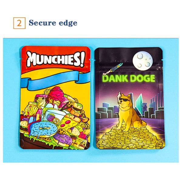 Eco Friendly Recyclable 3 Side Seal Pouch Plastic Zipper Bag Recycling Mylar Bags