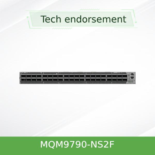 MQM9790-NS2F Commutateur réseau Mellanox P2C Airflow 64 Port NDR 32 Port OSFP non géré