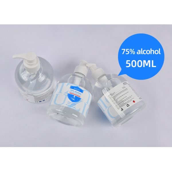 Self Protective Sterlization Liquid Hand Sanitizer Gel With Pump / Antiseptic Hand Gel