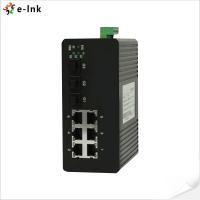 6 Port Managed Industrial Ethernet Switch with 3 1000Base-X SFP ports and 6 10/100Base-T(X) ports