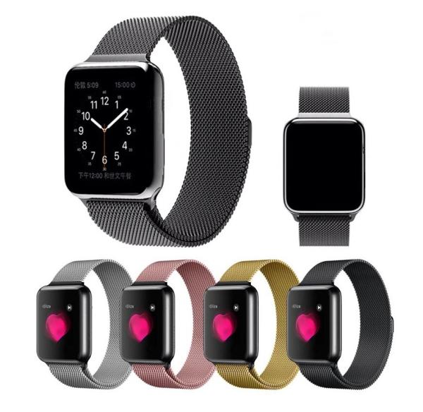 Stainless Steel Customized Smart Watch Tracker 42mm 44mm Fitness Smart Bracelet