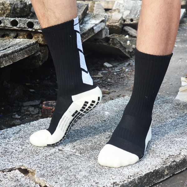 Acceptaple OEM 70%Nylon Sport Soccer Football Plain Long Thick Socks for Boys Girls