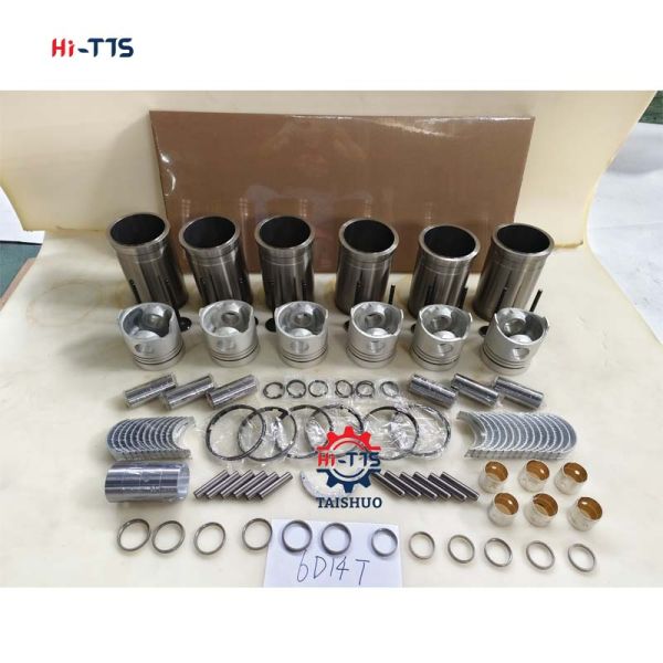 Kit de reparación del motor de excavadora 6D14T 6D14 Pistón ME032742