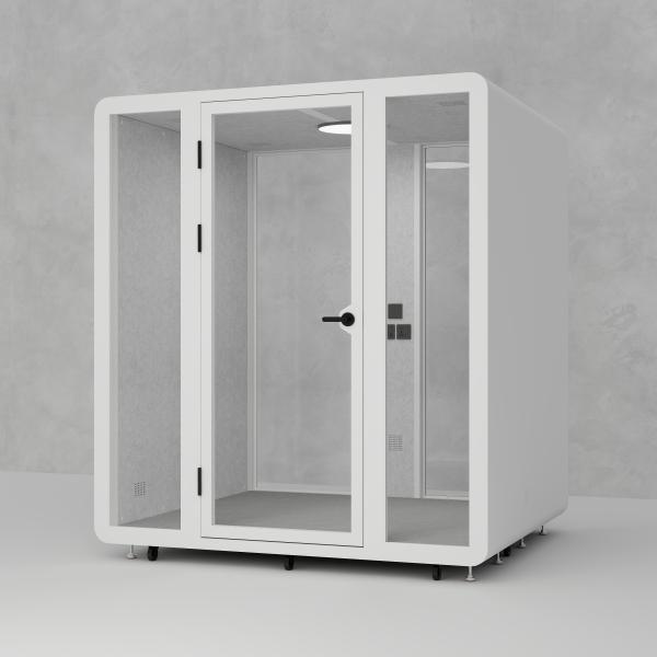 2-4 Person Room Telephone Booth Modular Soundproof Booth For Home Office