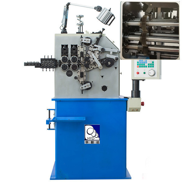 Blue Compression Spring Machine / 380V 50HZ Coil Spring Manufacturing Machine 