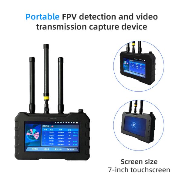 TTSK-G01 Portable FPV Detection And Video Transmission Capture Device 1.5km Drone Detection System