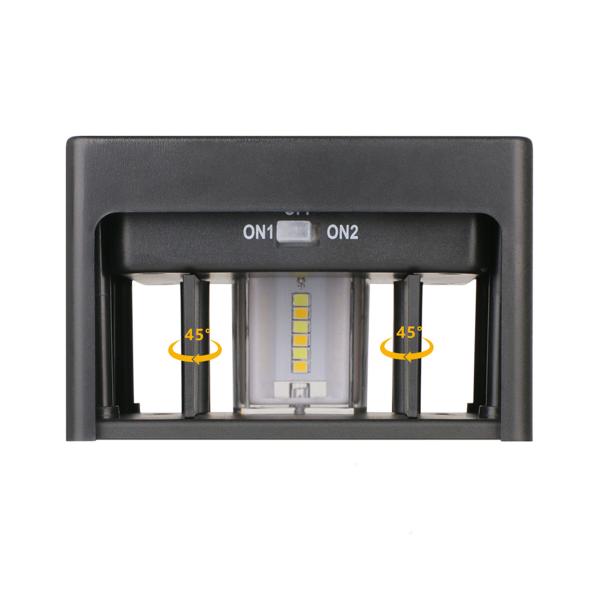 Illuminate Sun Solar Wall Light 3.7V Sensor Garden Lamp Waterproof Nordic Decor