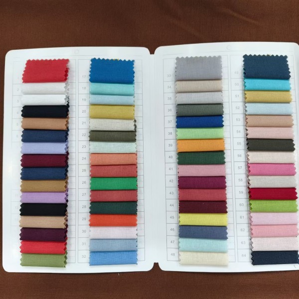 70% Cotton 20% Polyester 10% Linen Blend Fabric 145gsm – High Wrinkle Resistance for Lightweight Comfort