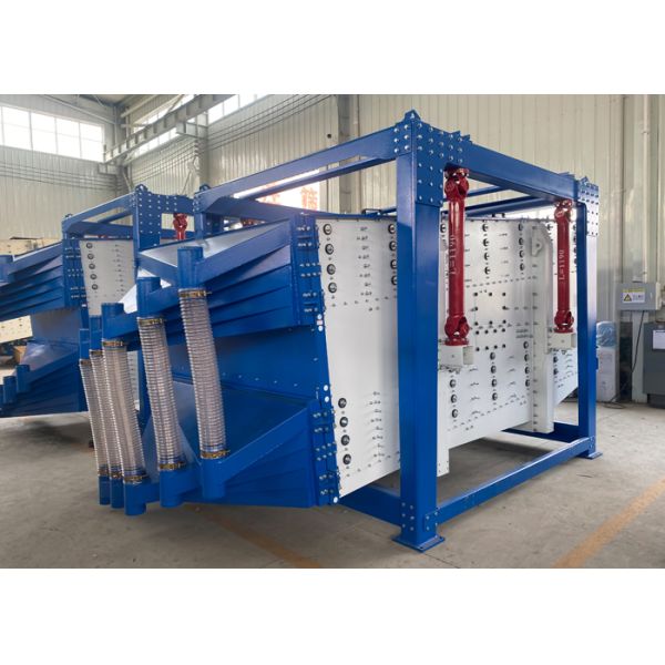 Square Swing Vibrating Sieve Machine For Calcium Carbonate Screening Gyratory Fine Screen