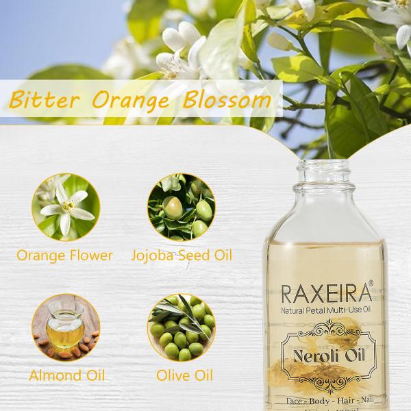 OEM que hidrata o óleo 100ml/garrafa da massagem dos cuidados com a pele de Neroli