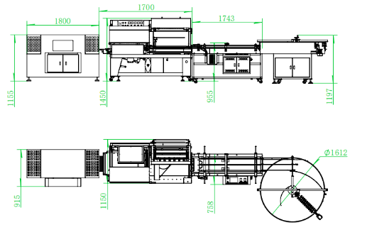 15 - 30 Pcs/Min Packaging Line Equipment High Accuracy Automatic Carton Sealing Machine