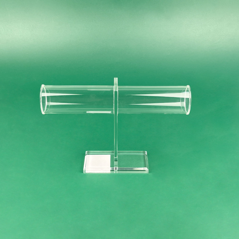 Custom Round Acrylic Jewelry Display Rack Multifunctional Bracelet Necklace Holder for Wardrobe Storage Shelf Unit