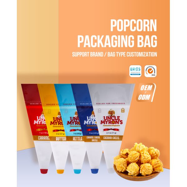 OEM&ODM Перерабатываемые контейнеры быстрого питания Попкорн Ролл Фильм Продовольственная упаковка Пакет попкорн