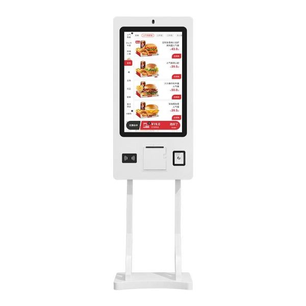 27 Self Service Ordering Kiosk Touch Screen Restaurant Food Ordering Machine Smart Payment Terminal with Printer OEM