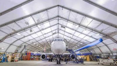 Robust Construction Industrial Metal Aircraft Hangars Prefab Steel Frame Buildings