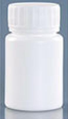 30G Medicine PE Empty Plastic Containers For Capsule Tablet Wide Mouth
