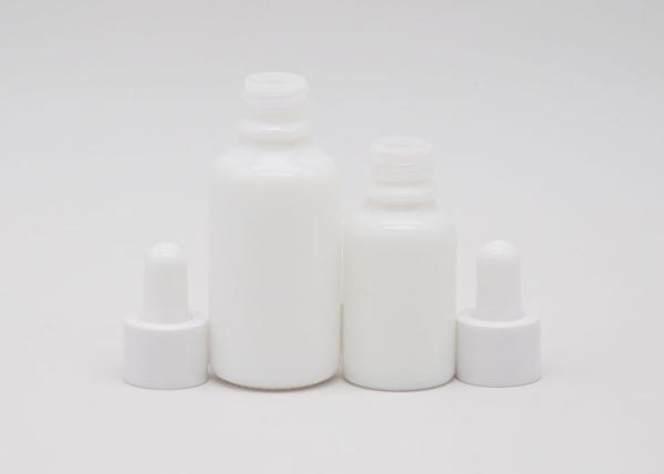 garrafa de vidro cosmética do óleo do cilindro 30ml com vários conta-gotas