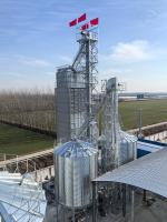Solución de Integración de la Agricultura Inteligente Capacidad de Manejo 100-1000 T/D Máquina secadora de arroz con compatibilidad con combustible de gas natural
