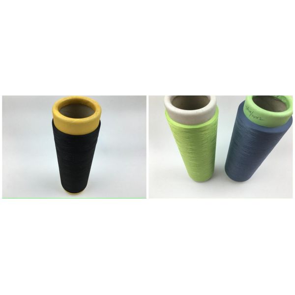 Hilado texturizado drenaje de nylon del 100%, alta droga del hilado de la tenacidad del nilón 6 teñida