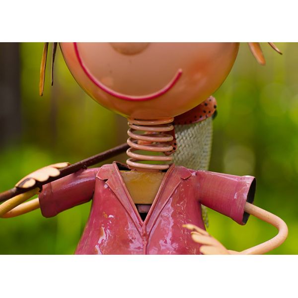 Украшение бака сада крытого и на открытом воздухе украшения сада эльфа металла простое