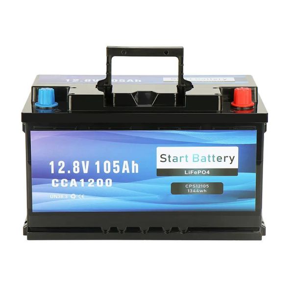 12.8V 105Ah High Crank LiFePO4 Battery1344Wh 1200CCA For Extreme Starting And Deep Cycle OEM ODM Ready For Wholesale Distributors