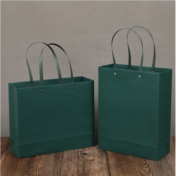 SZCX Kraft Paper Bag With Your Own Logo Eco-friendly Custom Black Brown White Paper Bag
